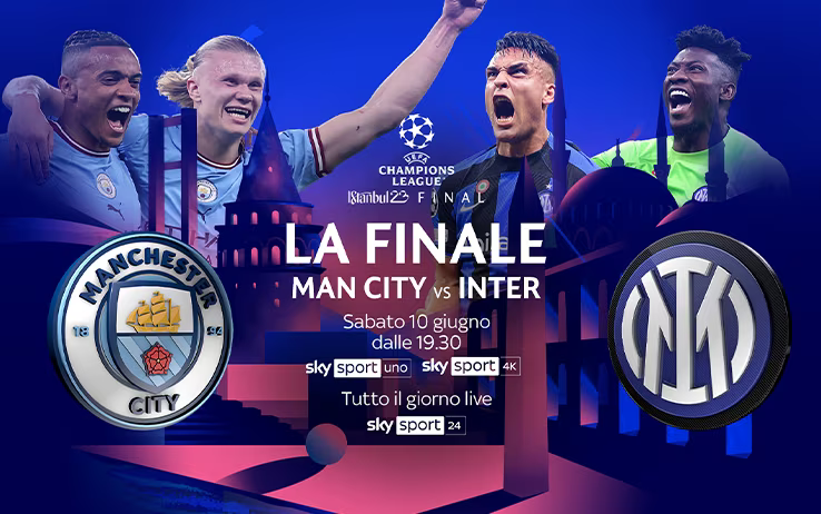 Uefa Champions League Finale 2023 | Manchester City - INTER (diretta tv Sky Sport, Canale 5)
