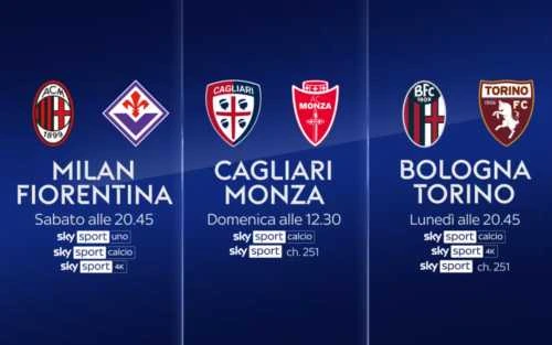 Serie A 2023/24 - Diretta Sky e NOW 13a Giornata: Palinsesto e Telecronisti