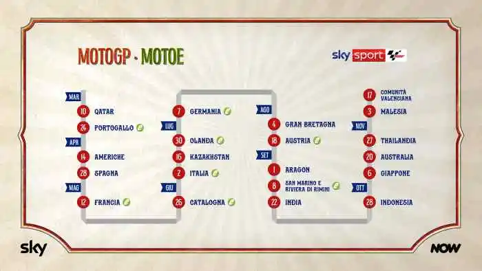 Sky Sport: la Stagione 2024 del Motorsport tra F1, MotoGP e non solo