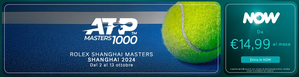 Tennis in streaming su NOW
