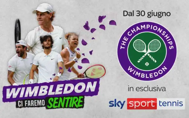 Estate Sky Sport sempre più ricca con Wimbledon ed Eurolega in esclusiva anche nei prossimi anni
