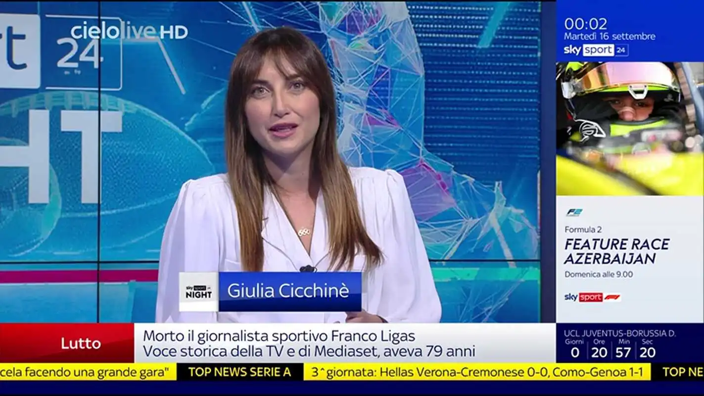 Buona la prima per Sky Sport 24 Night su Cielo: in seconda serata in diretta e in chiaro