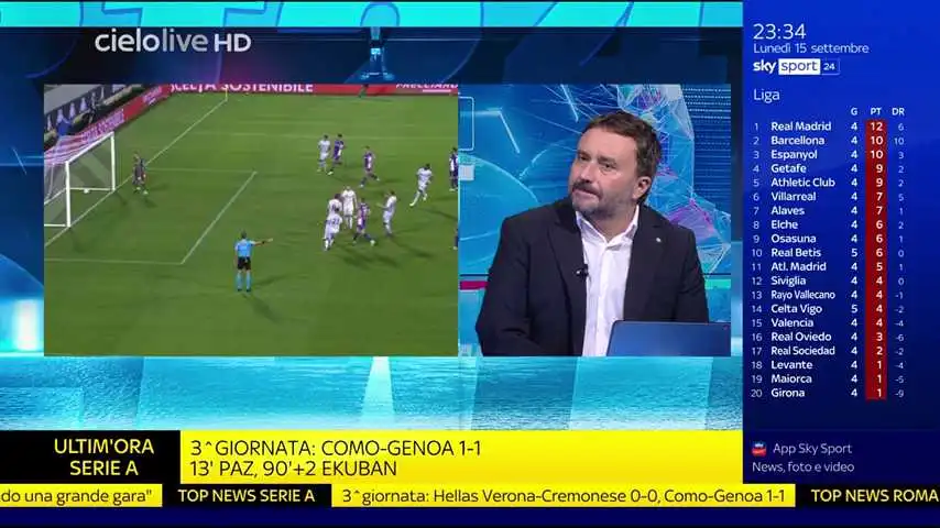 Buona la prima per Sky Sport 24 Night su Cielo: in seconda serata in diretta e in chiaro