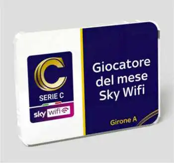 Serie C su Sky e NOW: i vincitori del Giocatore del Mese Sky Wifi per la stagione 2025-26