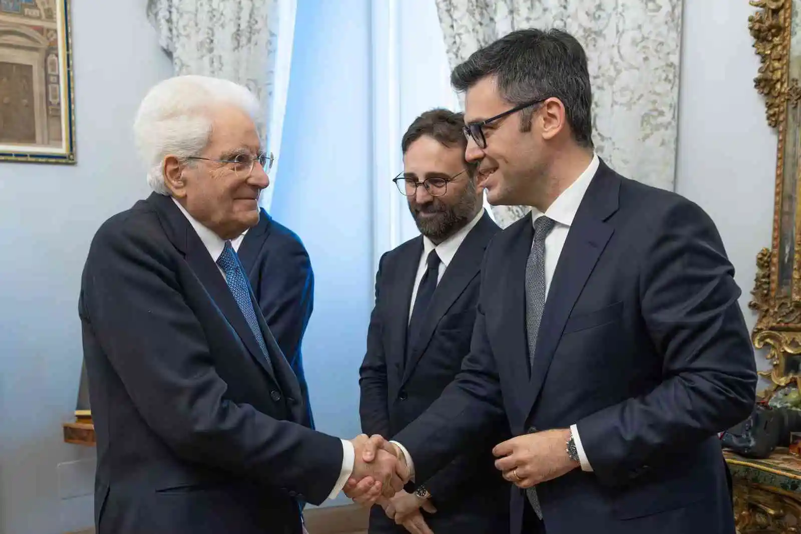 Il Presidente della Repubblica Mattarella riceve i vertici di Sky Italia