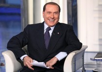 Silvio Berlusconi ospite da Michele Santoro a ''Servizio Pubblico'' su La7