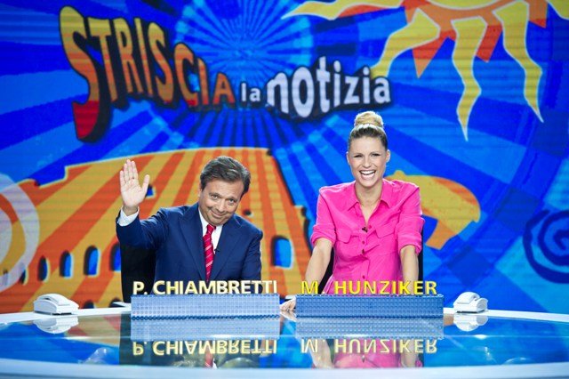 Cambio alla guida di Striscia, arrivano Michelle Hunziker e Piero Chiambretti