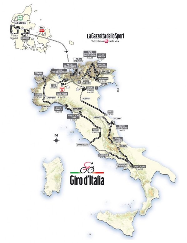 Dalla Danimarca a Milano: la lunga avventura in diretta del 95° Giro d'Italia