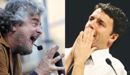 Record di voti per la domanda del giorno di SkyTg24 su Renzi - Grillo