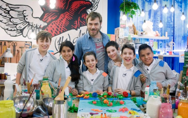 Immagine di L&#039;Arte non è Marte, su Sky Arte HD bambini e genitori alla scoperta della creatività