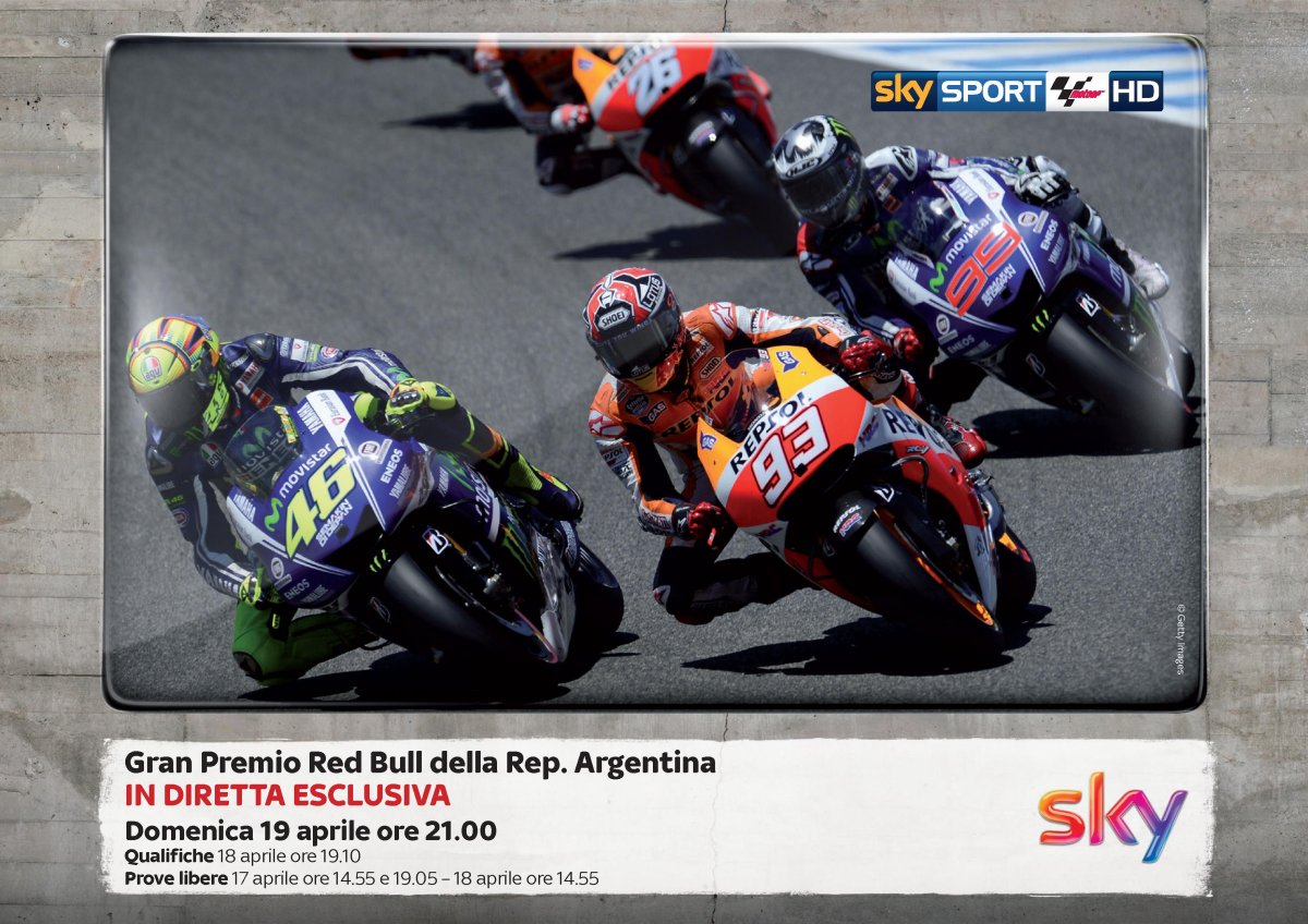 Sky Sport MotoGP HD Gp Argentina, Palinsesto dal 16 al 19 Aprile 2015 #TuttoAcceso