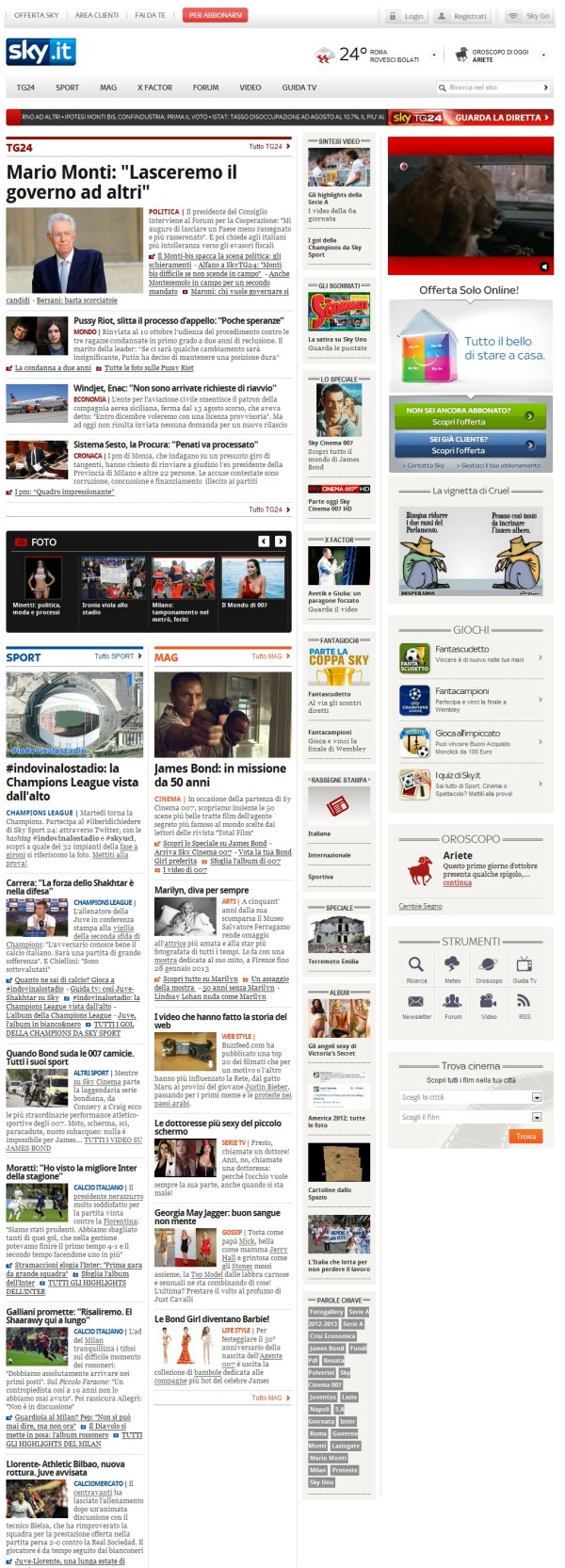 Immagine di Sky ha vinto il premio come miglior brand online al Blogfest di Riva del Garda