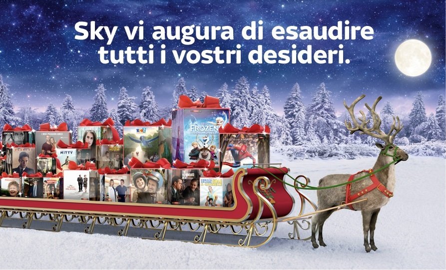 Natale Sky, ogni sera appuntamento imperdibile: Cinema, Serie tv e Sport