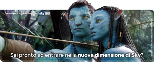 Immagine nel testo correlata a: Avatar su Sky 3D il 1 Gennaio visibile per gli abbonati al pacchetto Cinema