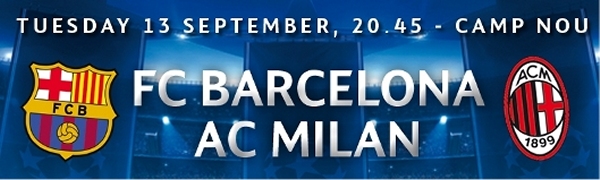 Champions League in tv: Barcellona - Milan (diretta SKY Sport e Mediaset Premium) Immagine nel testo correlata a: Champions League in tv: Barcellona - Milan (diretta SKY Sport e Mediaset Premium)