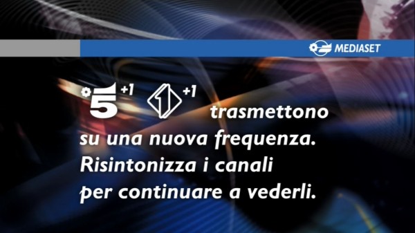 Sospese le trasmissioni di Canale 5 HD e Italia 1 HD sulla frequenza 58