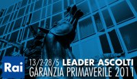 Immagine nel testo correlata a: Rai leader di ascolti nel periodo di garanzia primaverile 2011