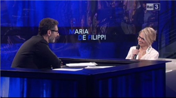 Maria De Filippi a tutto tondo da Fabio Fazio, a Che Tempo Che Fa