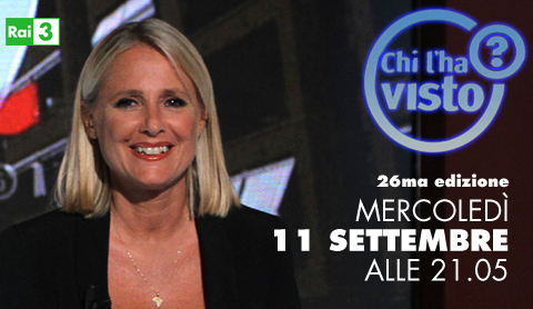 Immagine di Federica Sciarelli con la nuova edizione di &#039;&#039;Chi l&#039;ha visto?&#039;&#039; su Rai 3
