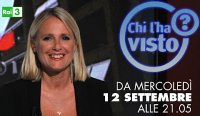 Federica Sciarelli su Rai 3 ritorna in tv con ''Chi l'ha visto''