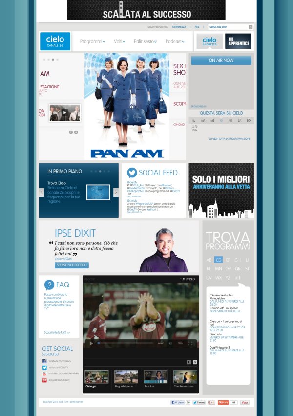 Cielo è sempre più social: online il nuovo sito rinnovato nella grafica e nei contenuti