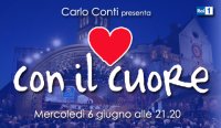 Immagine di Carlo Conti dalla Basilica di San Francesco d'Assisi su Rai 1 ''Con il Cuore'' - Scopri su Televisione
