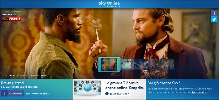 Sky Online: film, serie tv, sport via internet per chi non è abbonato