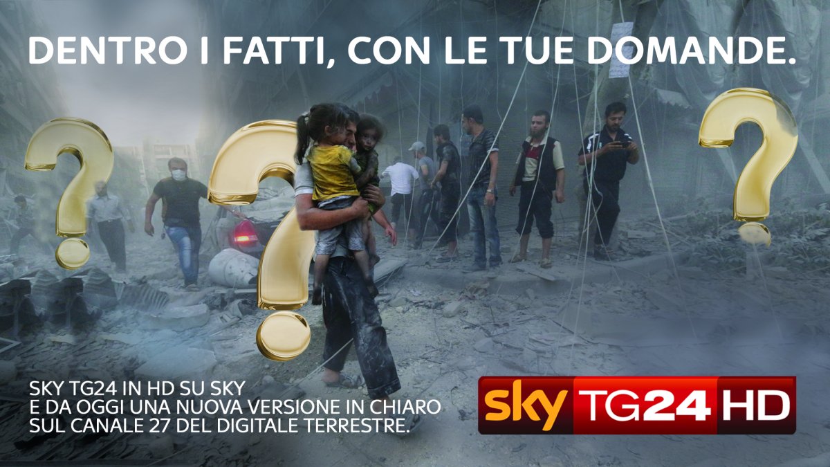 Sky TG24, dal 27 Gennaio in chiaro sul digitale terrestre su #SkyTg24Canale27