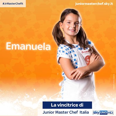 Emanuela Tabasso, 9 anni, è la prima Junior MasterChef Italia. #JrMasterChefIt