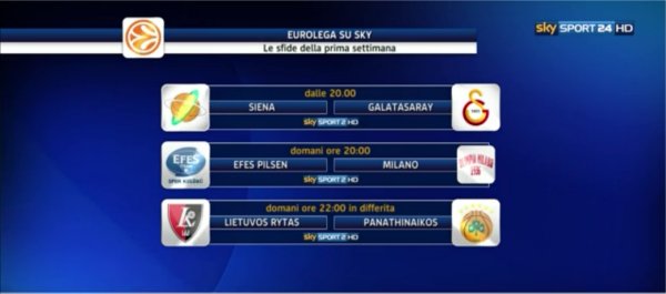 Immagine di L'Eurolega di Basket ritorna in diretta su Sky Sport HD (grazie a Fox Sports)   - Scopri su Sky Italia