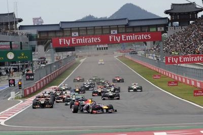 Immagine nel testo correlata a: Ascolti F1 Gp Corea - 450 mila in diretta su Sky Sport HD e 3,7 milioni in differita Rai 1/HD