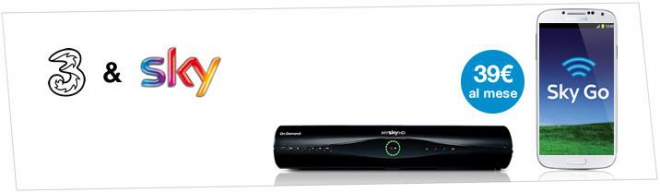 3 Italia e Sky Italia siglano accordo commerciale con tecnologia e contenuti