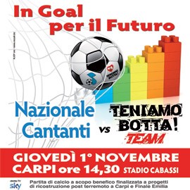 In Goal per il Futuro, partita di beneficienza in diretta su Cielo Tv