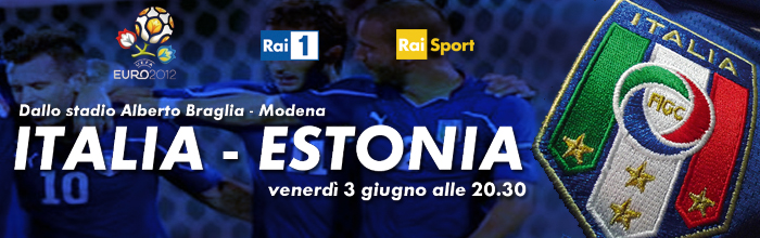 Qualificazioni Europei 2012: Italia - Estonia (diretta tv Rai 1 e Rai HD)