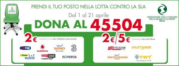 Immagine di Fondazione Vialli e Mauro promuove l'SMS Solidale per la lotta contro la SLA - Scopri su Sky Italia