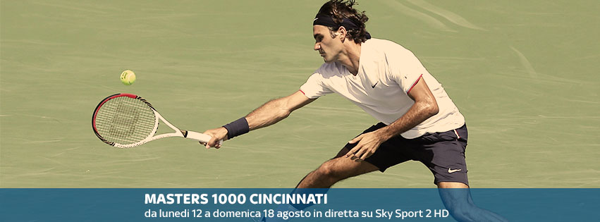 Immagine nel testo correlata a: Tennis, ATP Masters 1000 da Cincinnati su Sky Sport HD (12 - 18 Agosto 2013)