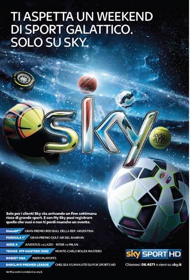 #MySkySuperWE, weekend galattico solo su Sky Sport (anche con MySky)