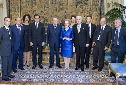 Vertici della Rai ricevuti in Quirinale dal Presidente Giorgio Napolitano