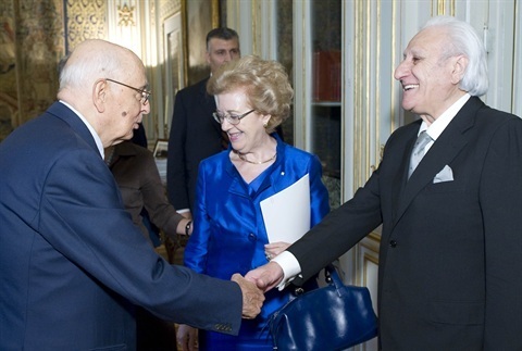 Vertici della Rai ricevuti in Quirinale dal Presidente Giorgio Napolitano