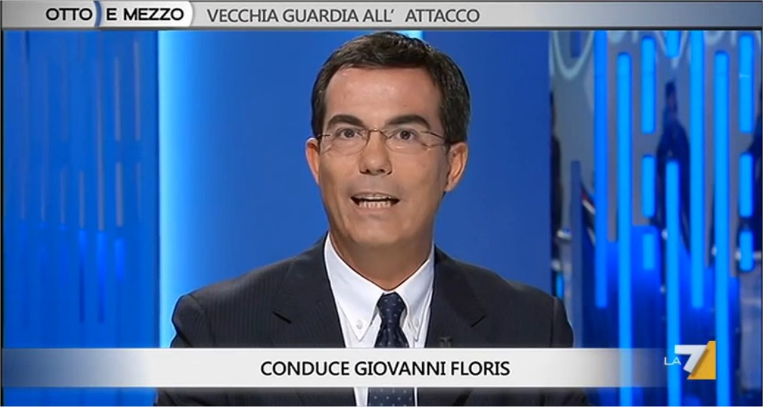 L'esordio di Floris a Otto e Mezzo: ''Qui sono solo un ospite''