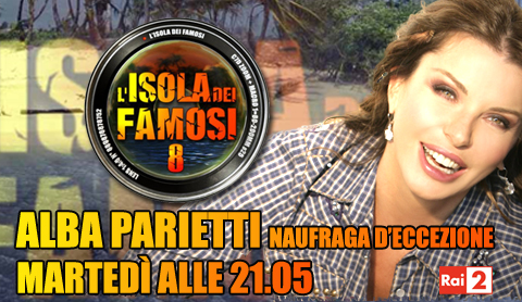 Alba Parietti naufraga d'eccezione per la semfinale dell'Isola dei Famosi