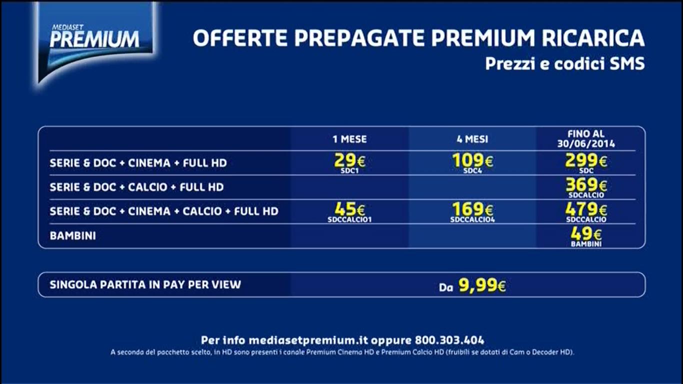 Mediaset con Vodafone lancia nel nuovo listino Premium Everywhere Mediaset con Vodafone lancia nel nuovo listino Premium Everywhere