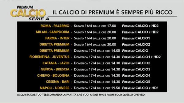 Immagine nel testo correlata a: Serie A su Mediaset Premium - I telecronisti della 33a giornata