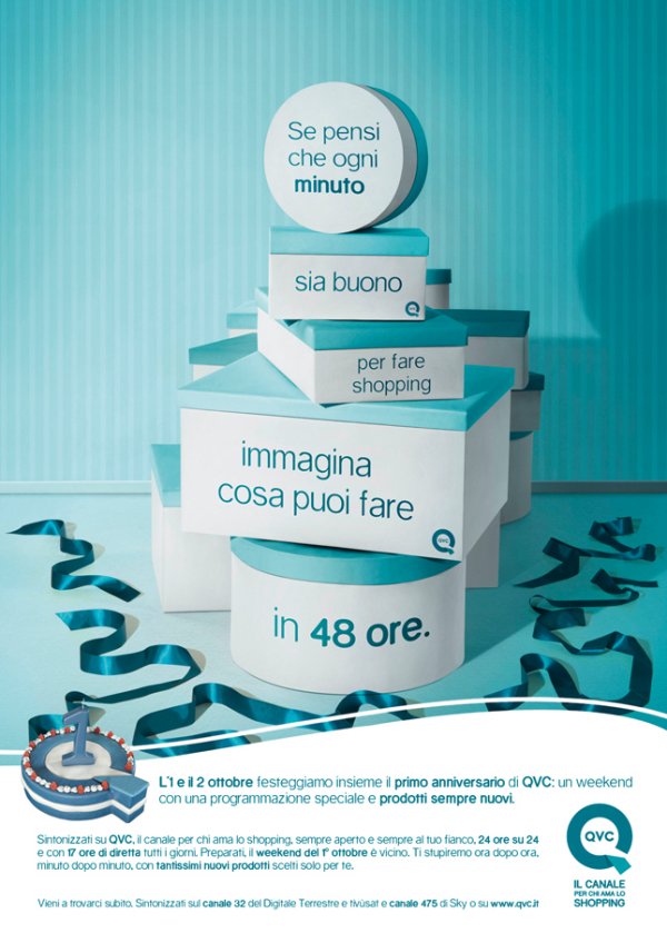 1 Ottobre 2011, QVC Italia festeggia 1 anno con offerte speciali