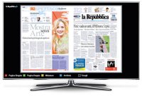 L'informazione di La Repubblica disponibile sulla Smart TV Samsung