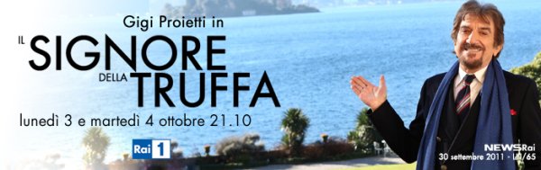 Gigi Proietti è ''Il signore della truffa'', stasera e domani su Rai 1