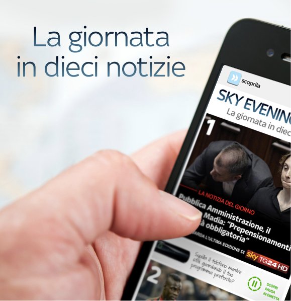 Sky Evening News festeggia con Alessandro Del Piero il traguardo delle 500 uscite 