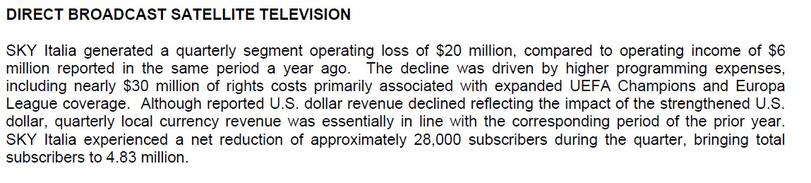 Immagine nel testo correlata a: Trimestrale News Corp - Sky Italia: a fine 2012 sono 4,83 milioni gli abbonati