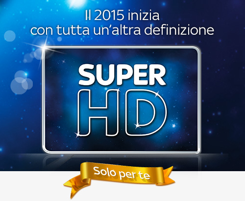 Sky inaugura il 2015 regalando due film in Super HD ai clienti fedeli