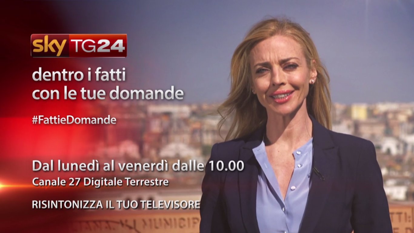 #FattieDomande, il nuovo spazio del mattino su Sky TG24
